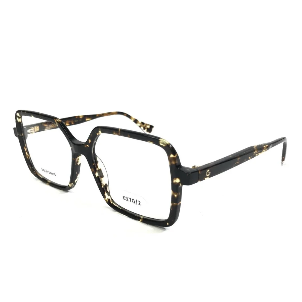 Gigi Studios Eyeglasses Frame ANGELICA 6970/2 Tortoise Square Full Rim 52-15-140